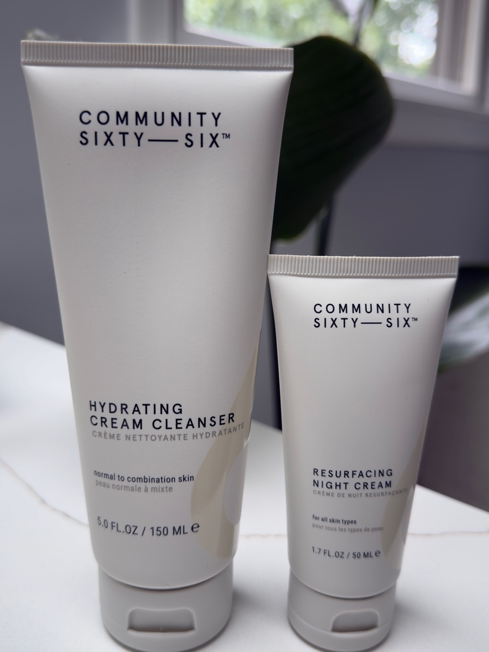 Community Sixty-Six Hydrating Cream Cleanser & Resurfacing Night Cream Set